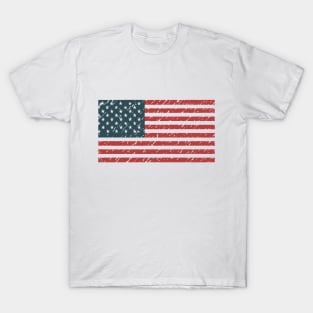 flag usa united states flag american T-Shirt